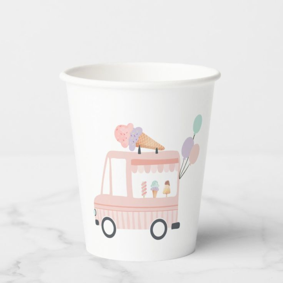Versatile 7oz Custom Paper Cups for Hot and Cold Beverages