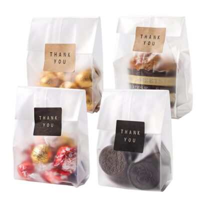 Versatile Cellophane Treat Bags for Stylish Cookie and Candy Packaging