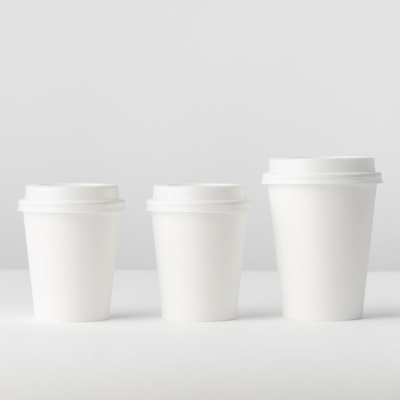 Versatile Disposable White Paper Coffee Cups for Every Beverage Size