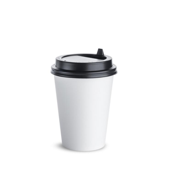 Versatile Disposable White Paper Coffee Cups for Every Beverage Size