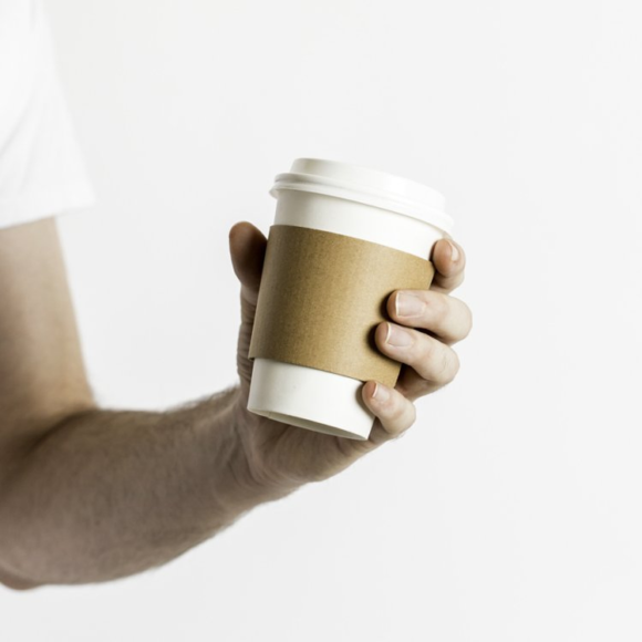 Versatile Disposable White Paper Coffee Cups for Every Beverage Size