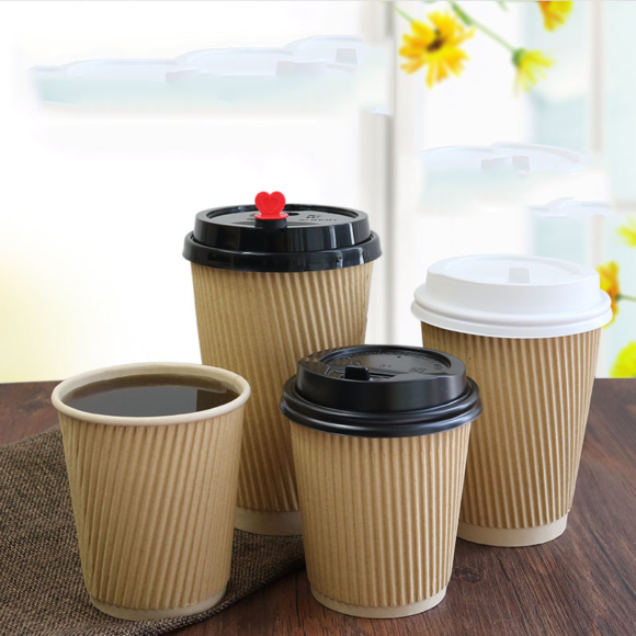 Versatile Double Wall Disposable Cups for Hot and Cold Beverages