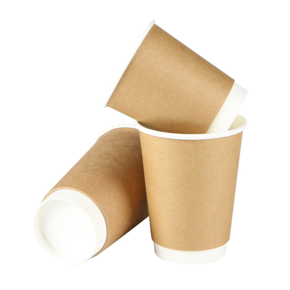 Versatile Double Wall Disposable Cups for Hot and Cold Beverages
