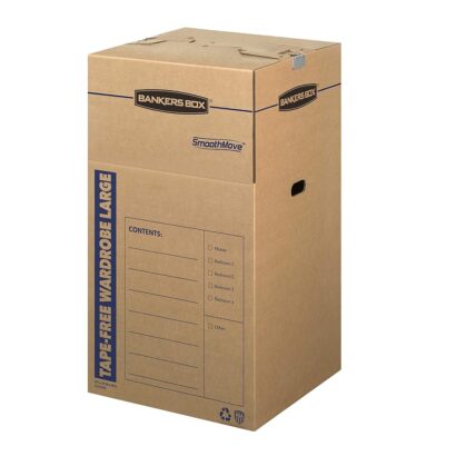 Versatile Storage Solution: Bankers Box Tall Wardrobe Box 3 Pack