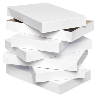 Versatile White Shirt Boxes for Every Occasion: 6-Pack Review