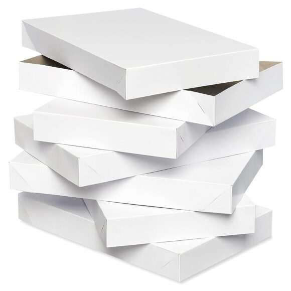Versatile White Shirt Boxes for Every Occasion: 6-Pack Review