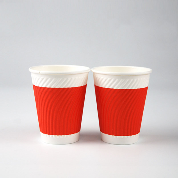 Wholesale 16 Oz/20 Oz Double PE Wall Paper Cups with Lids for Drinks