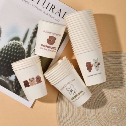Wholesale Single Wall Paper Cups for Hot and Cold Beverages